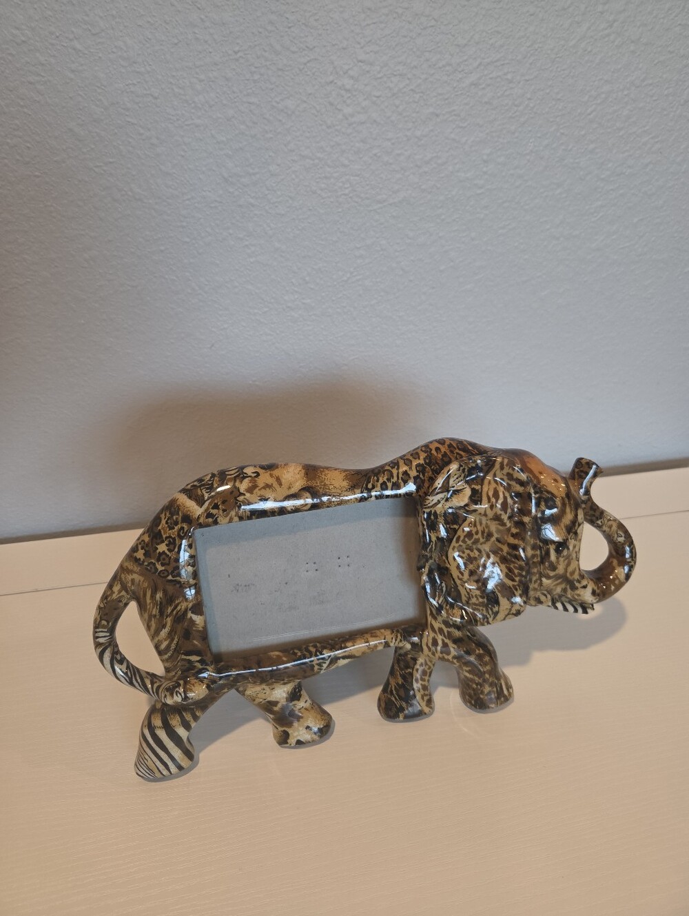 LaVie Safari Elephant Photo Frame Leopard Print 3.5x5